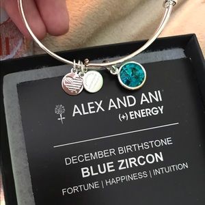 Alex and ani December birthstone bracelet